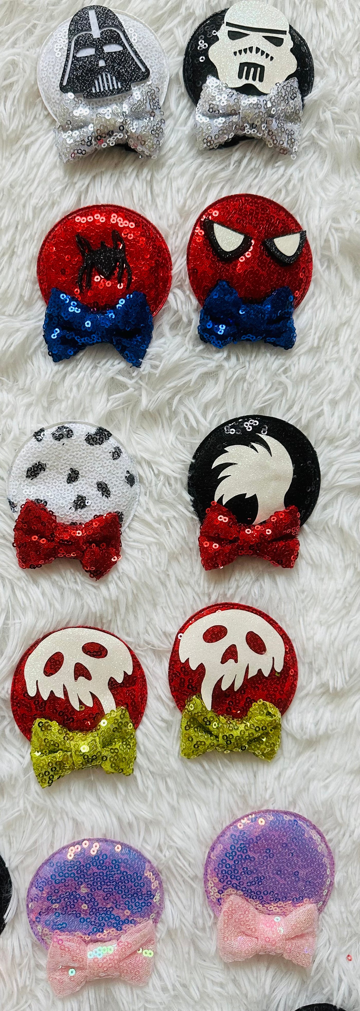 Mickey Ears Hair Clips