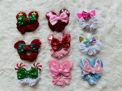 Minnie Ears Scrunchie